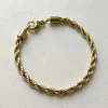Rope Chain Bracelet - Gold
