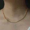 Rope Necklace - Thin *18K Gold-plated Stainless Steel