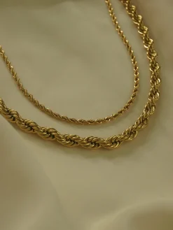 Rope Necklace - Thin *18K Gold-plated Stainless Steel