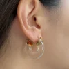 Round Resin Hoops - Clear