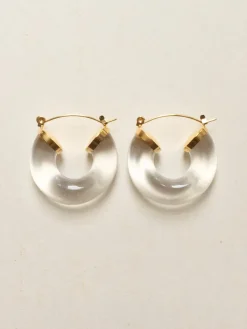 Round Resin Hoops - Clear