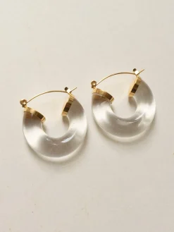 Round Resin Hoops - Clear