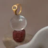 Signet Ring with Rectangular Gem - Clear