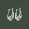 Silver Lucite Hoops - Elixir