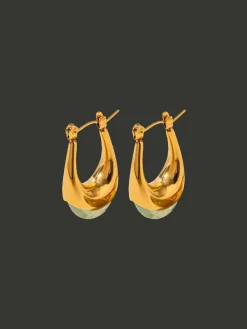 Silver Lucite Hoops - Elixir