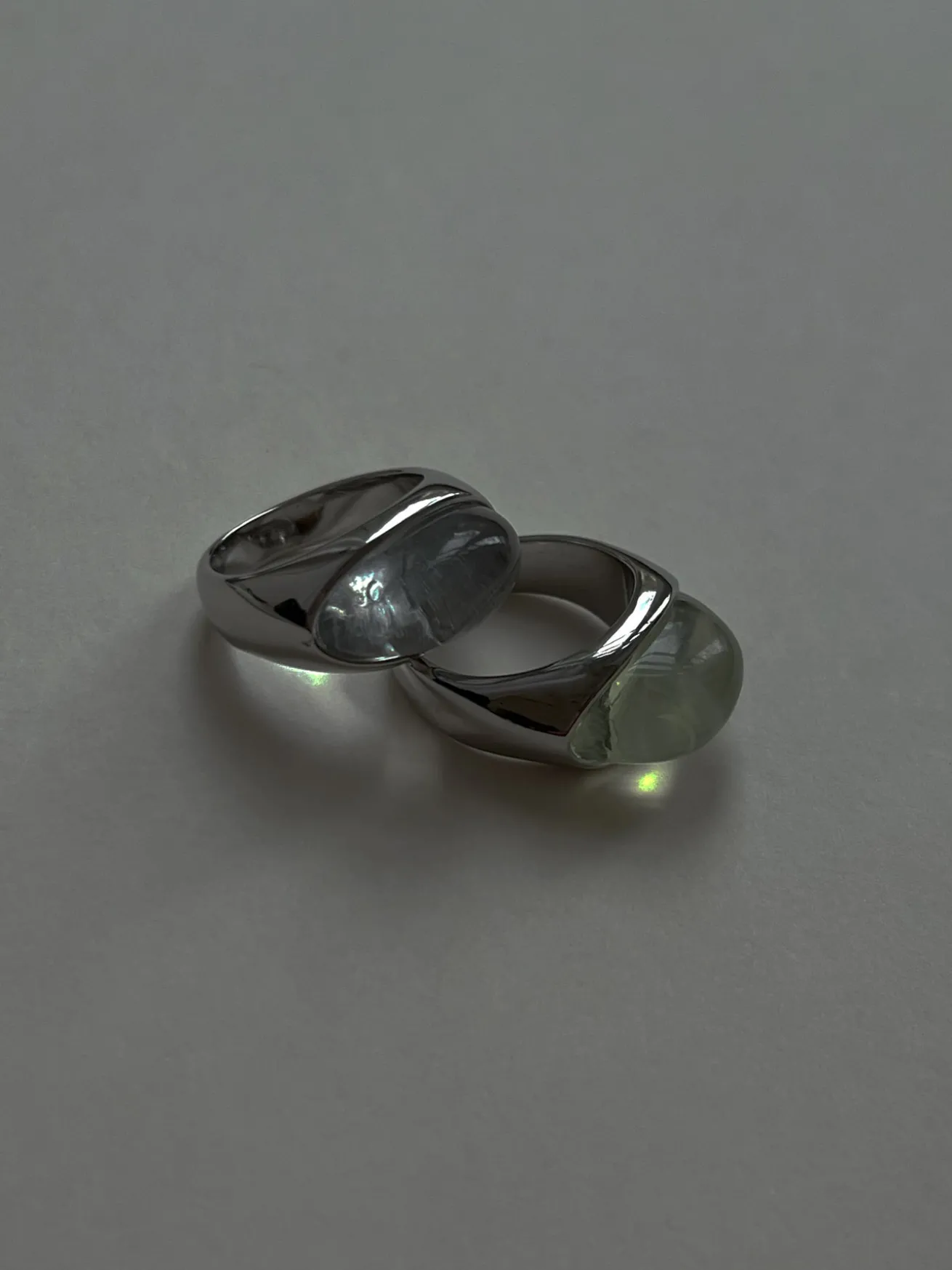 Silver Lucite Ring - Elixir