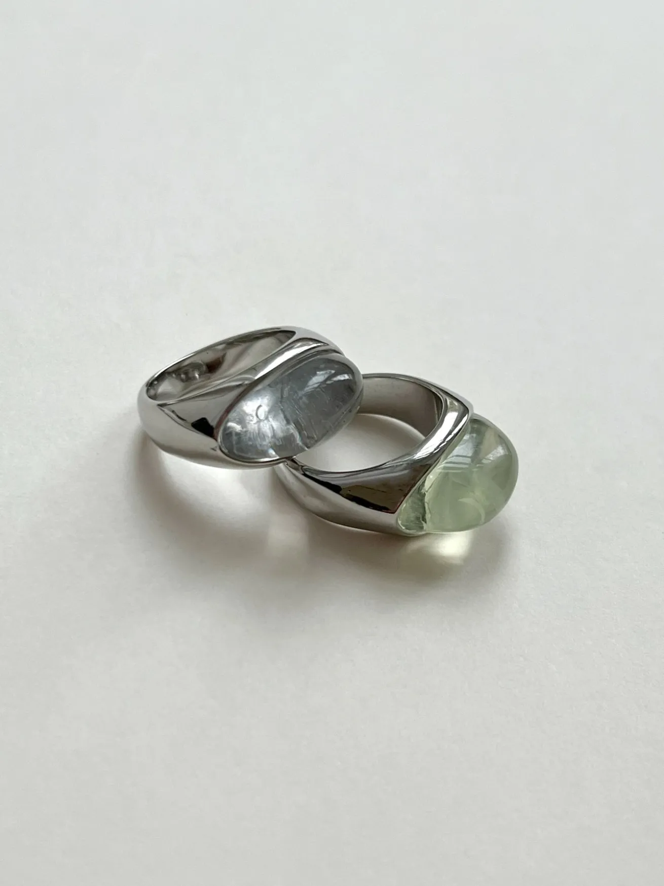 Silver Lucite Ring - Elixir