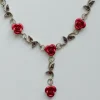 90s-Inspired Rose And Vines Necklace