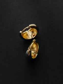 Small Chunky Gold Hoops