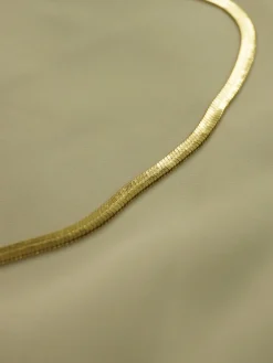 Snake Chain Necklace *18K Gold-plated Stainless Steel