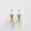 Solo Pearl Hoop Earrings