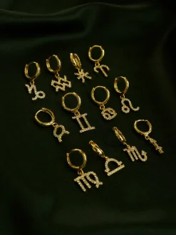 Sparkle Horoscope Huggies *18k Gold-plated