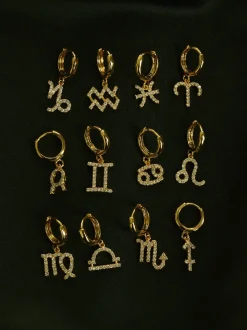 Sparkle Horoscope Huggies *18k Gold-plated