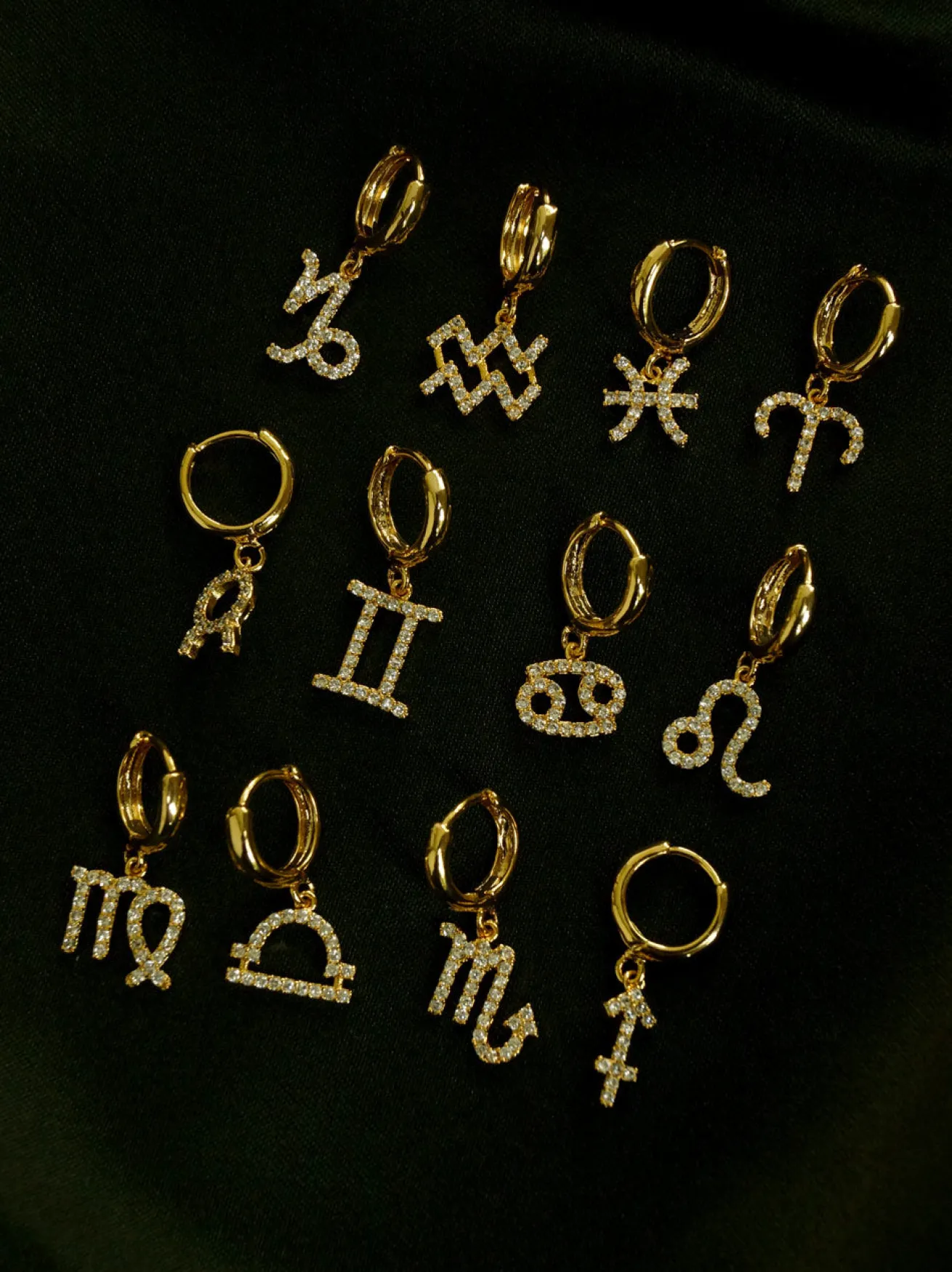 Sparkle Horoscope Huggies *18k Gold-plated