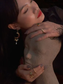 Spherical Gold Ring