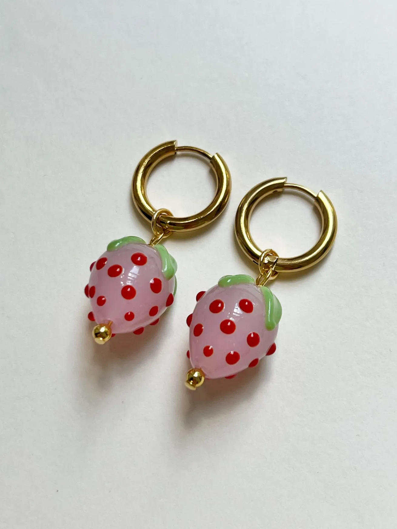 Strawberry Hoops - Pink