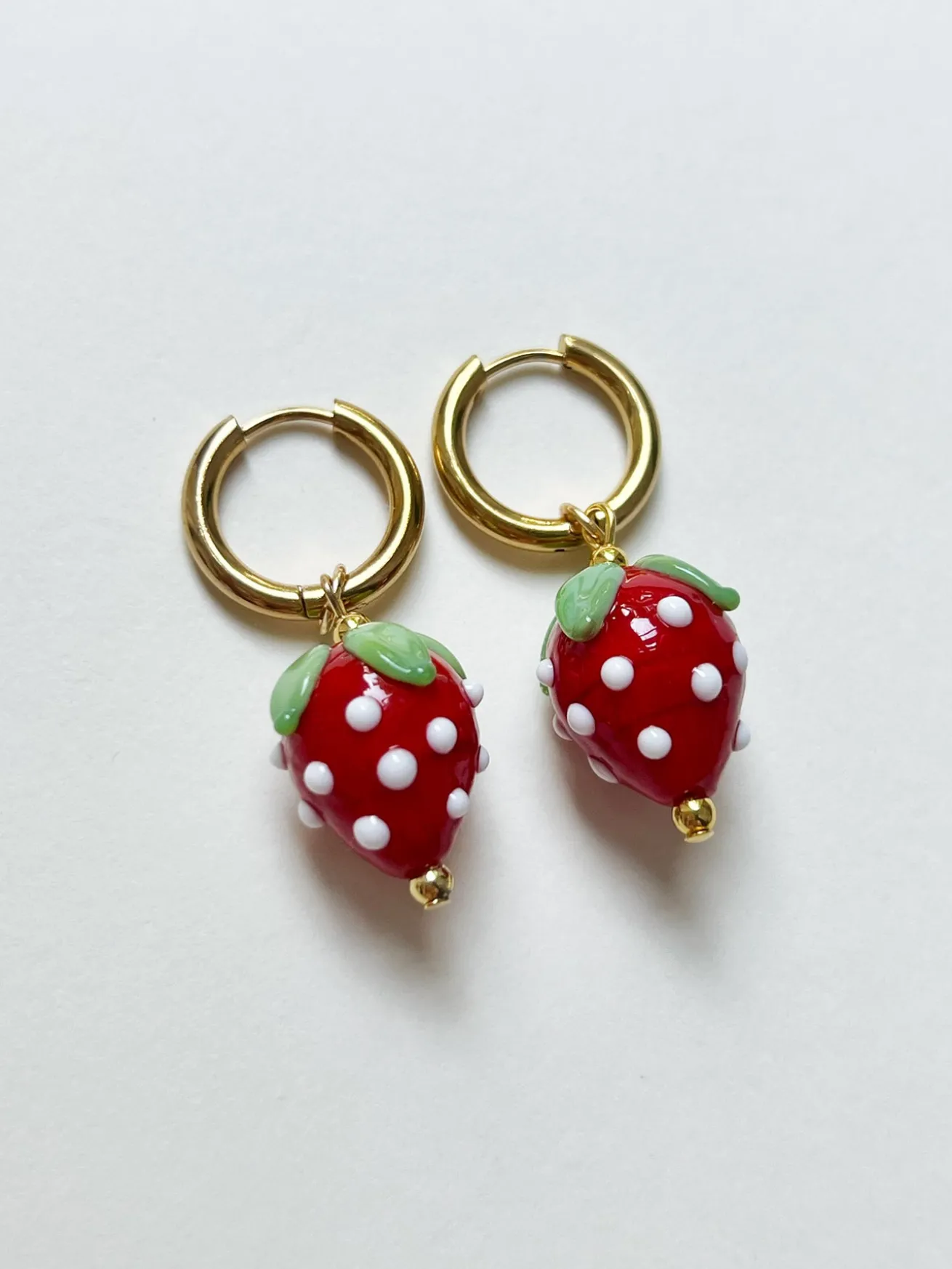 Strawberry Hoops - Red