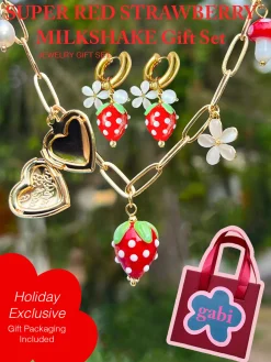 Super STRAWBERRY MILKSHAKE Gift Set - Red