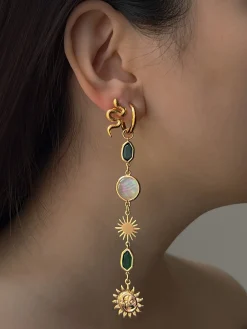 Textured Snake Earstuds