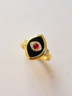 The Grand Evil Eye Ring - Gold