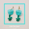 Tulip Dangles - Aqua Blue