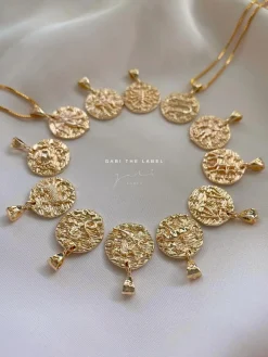Zodiac Coin Necklace *18k Gold-plated