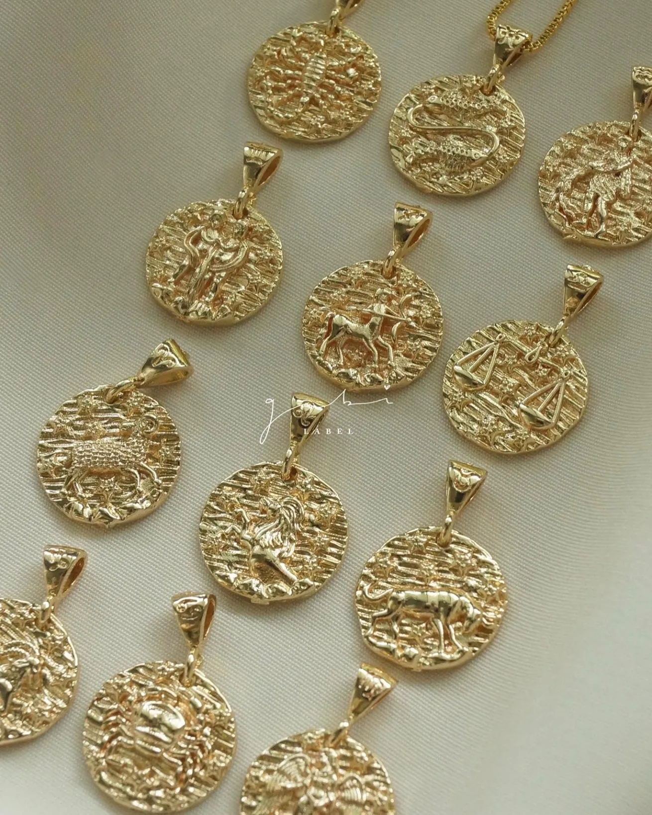 Zodiac Coin Necklace *18k Gold-plated