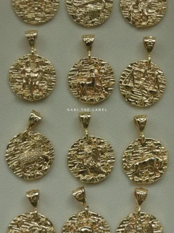 Zodiac Coin Necklace *18k Gold-plated
